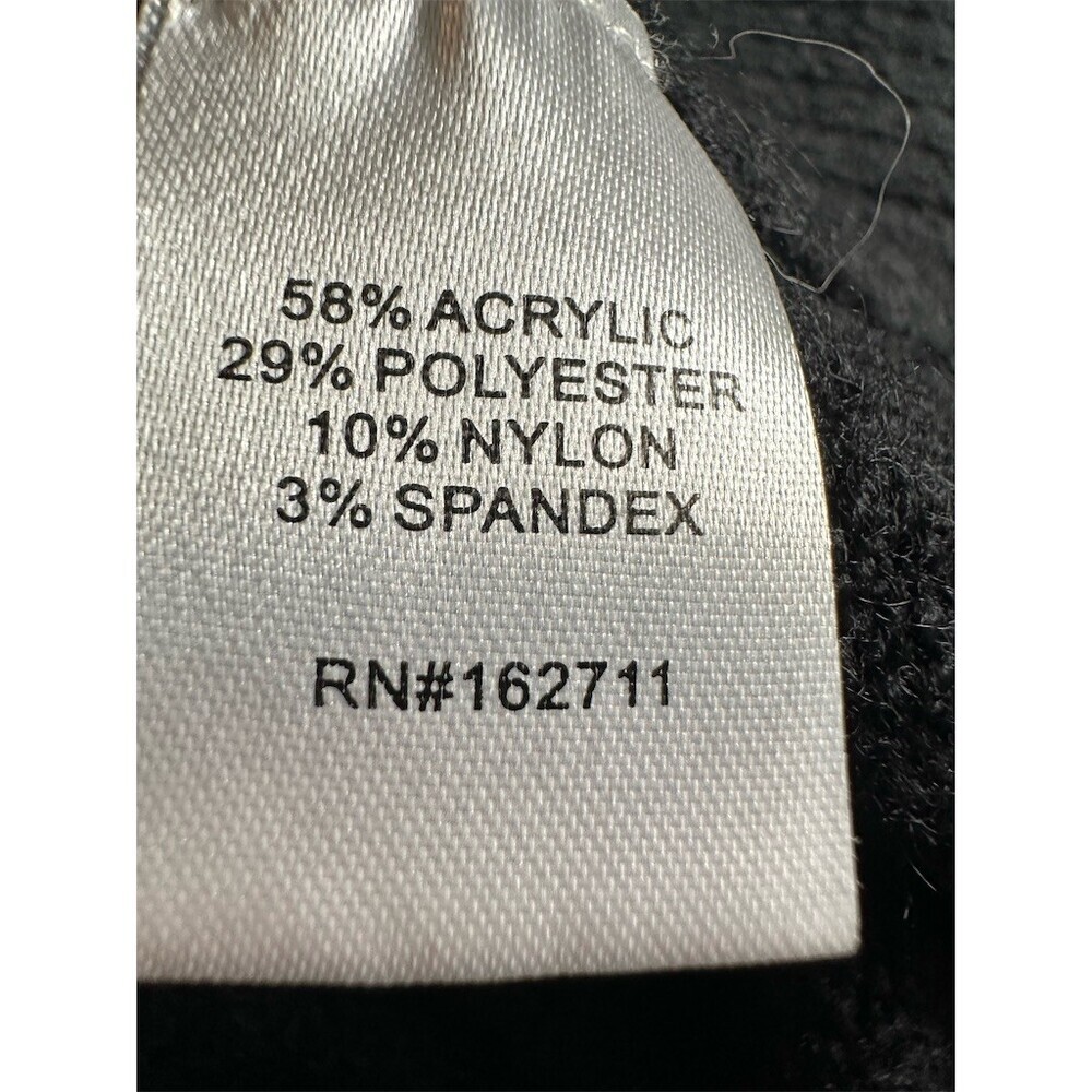 Love Ellie Sweater Womens Size M Black Hooded Pullover Long Sleeve - Picture 4 of 6